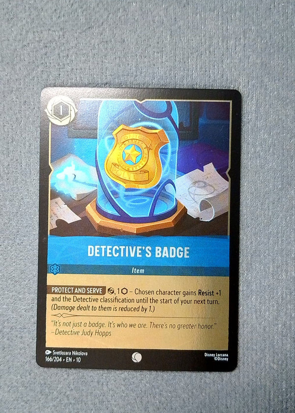 166 Detective's Badge [Foil] Whispers in the Well Common NM