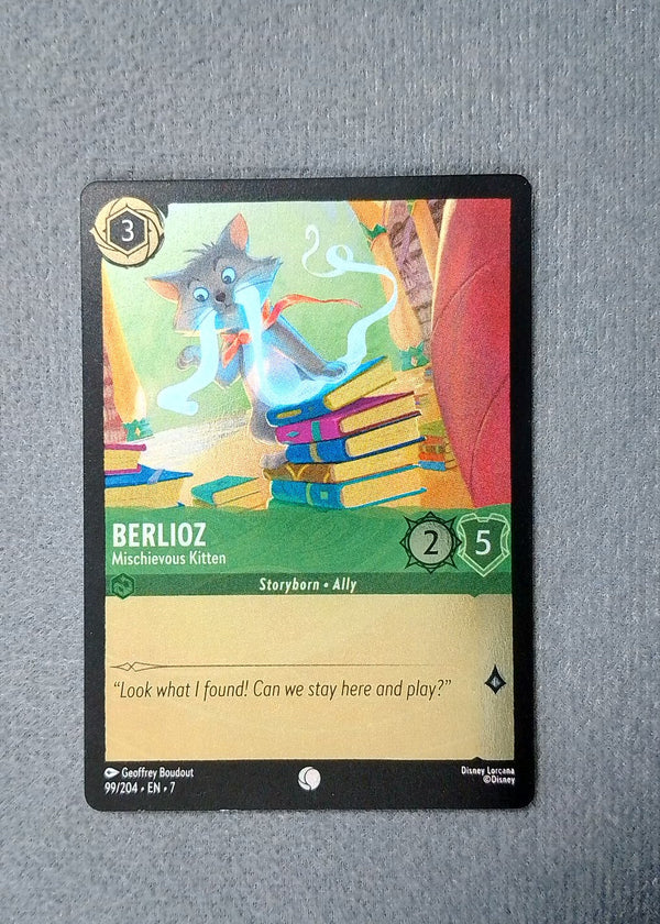 099 Berlioz - Mischievous Kitten [Foil] Archazia's Island Common NM
