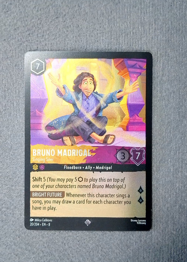020 Bruno Madrigal - Singing Seer [Foil] Reign of Jafar Super Rare NM