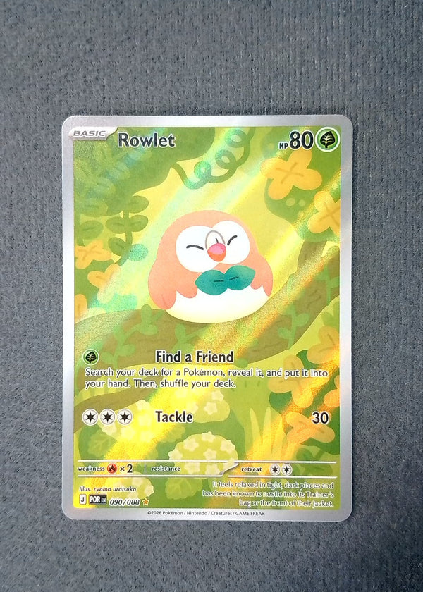 090 Rowlet Perfect Order Illustration Rare NM