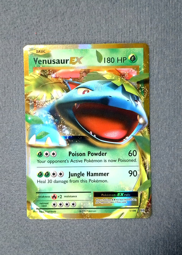 001 Venusaur-EX Evolutions Rare Holo EX MP