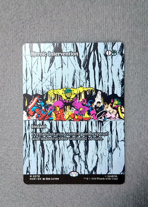 078 Heroic Intervention Marvel Universe Mythic Normal NM