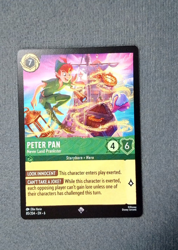 085 Peter Pan - Never Land Prankster [Foil] Azurite Sea Super Rare NM