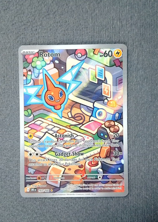 197 Rotom Destined Rivals Illustration Rare NM