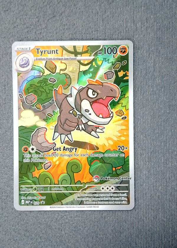 070 Tyrunt [Pokemon Center] ME Black Star Promos Promo NM