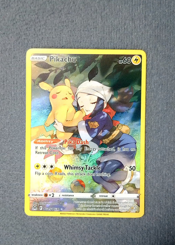 TG05 Pikachu Lost Origin Rare Holo NM