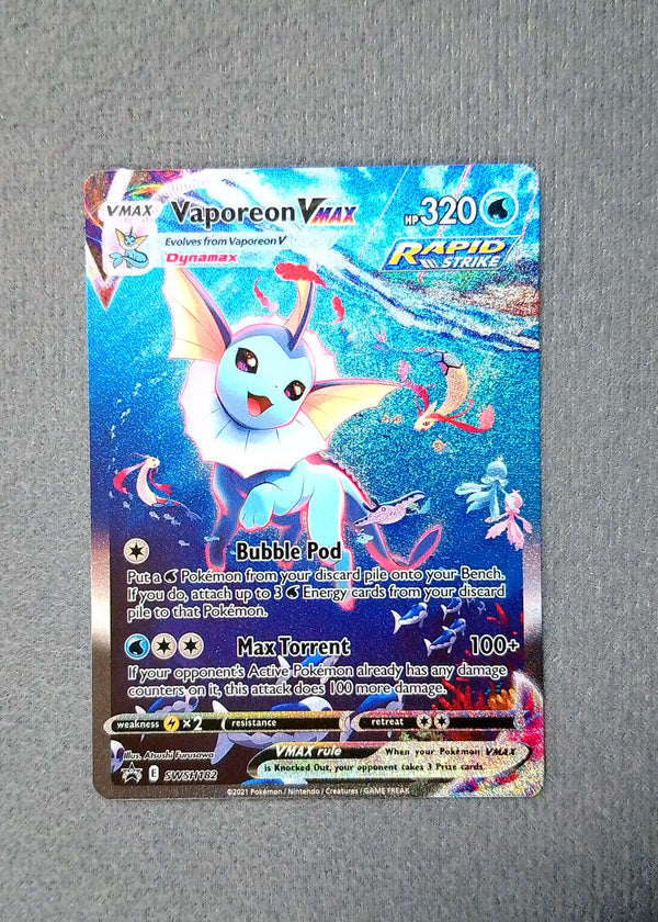 SWSH182 Vaporeon VMAX SWSH Black Star Promos Promo NM