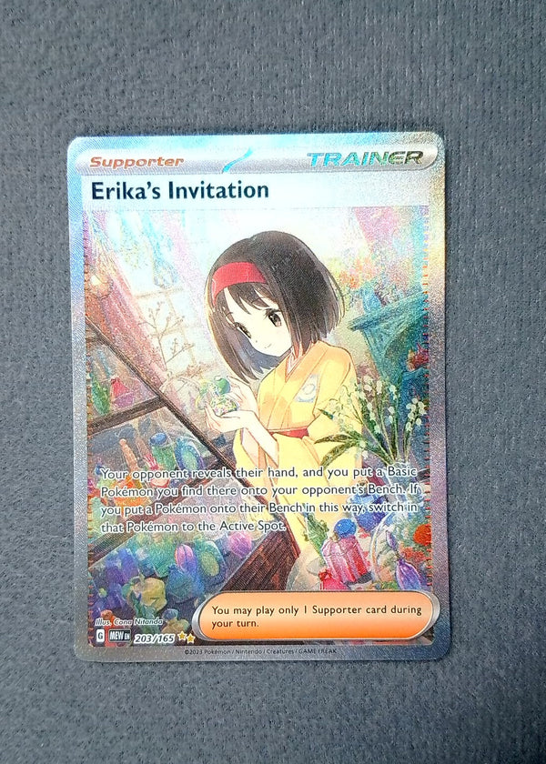 203 Erika's Invitation Scarlet & Violet 151 Special Illustration Rare NM