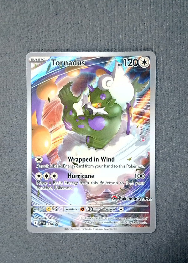 210 Tornadus [Pokemon Center] SV Black Star Promos Promo NM