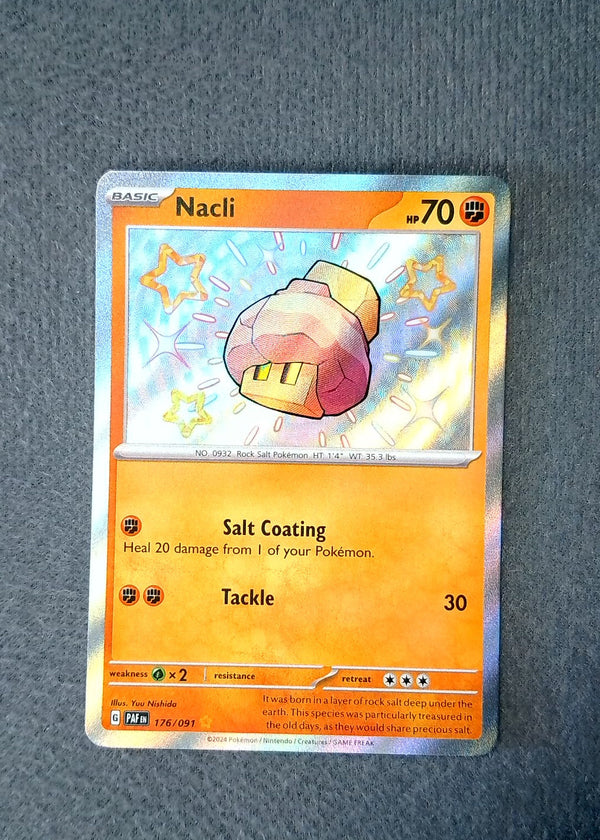 176 Nacli Paldean Fates Shiny Rare NM