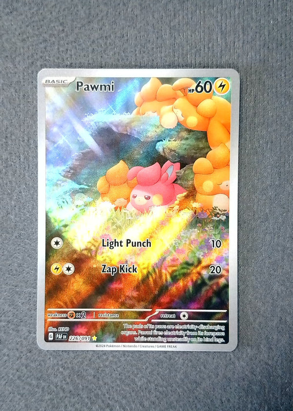 226 Pawmi Paldean Fates Illustration Rare NM