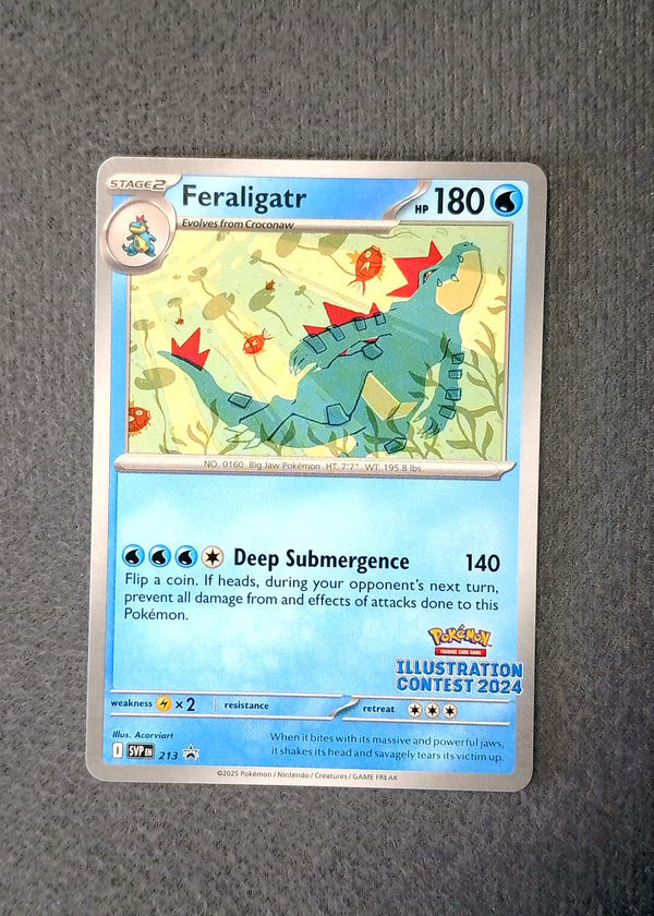 213 Feraligatr SV Black Star Promos Promo NM