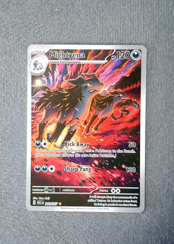 243 Mightyena Ascended Heroes Illustration Rare NM
