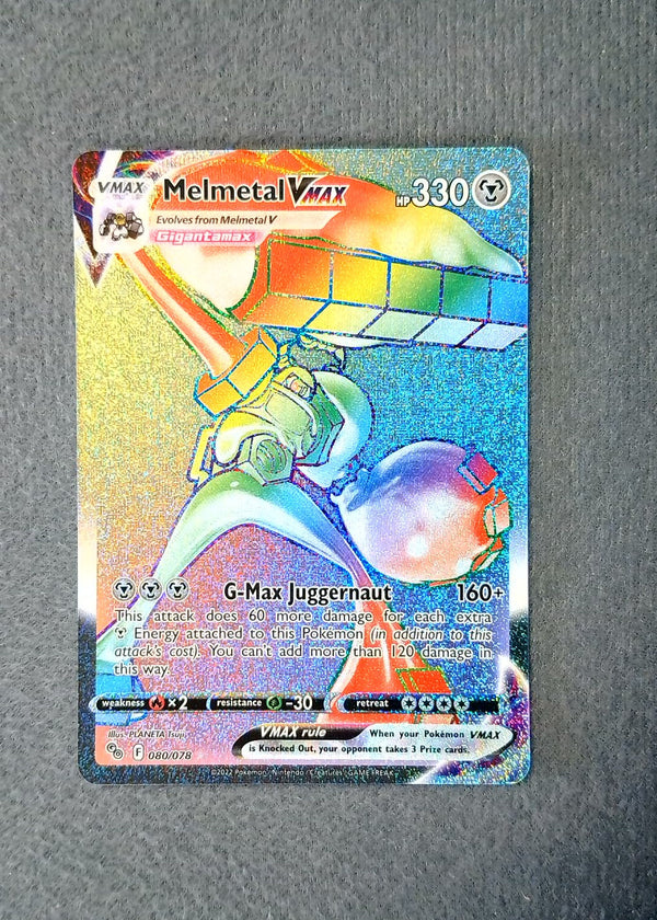 080 Melmetal VMAX Pokemon GO Rare Rainbow NM