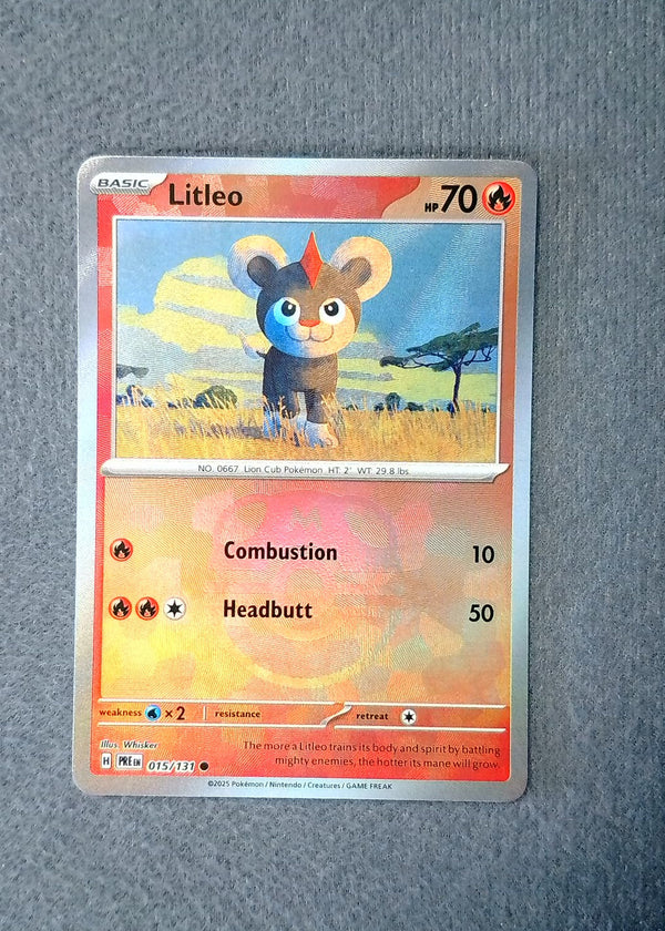 015 Litleo [Master Ball] Prismatic Evolutions Common NM