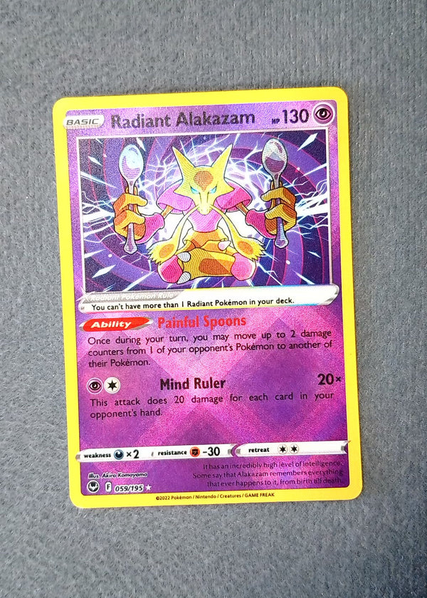059 Radiant Alakazam Silver Tempest Radiant Rare NM