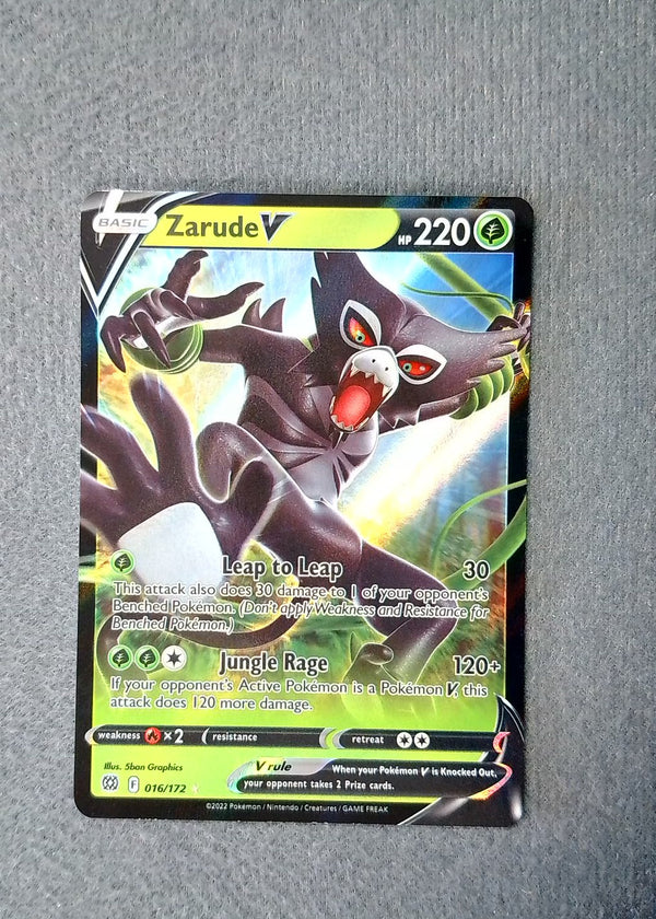 016 Zarude V Brilliant Stars Holo Rare V NM