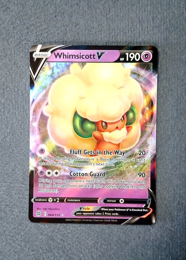 064 Whimsicott V Brilliant Stars Holo Rare V NM