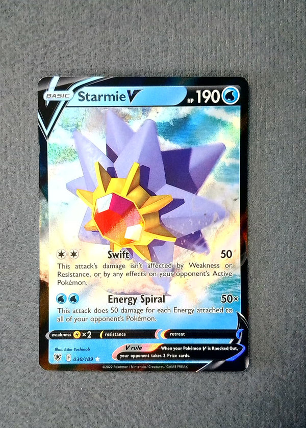 030 Starmie V Astral Radiance Holo Rare V NM