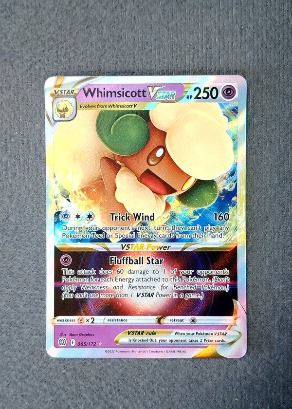 065 Whimsicott VSTAR Brilliant Stars Holo Rare VSTAR NM