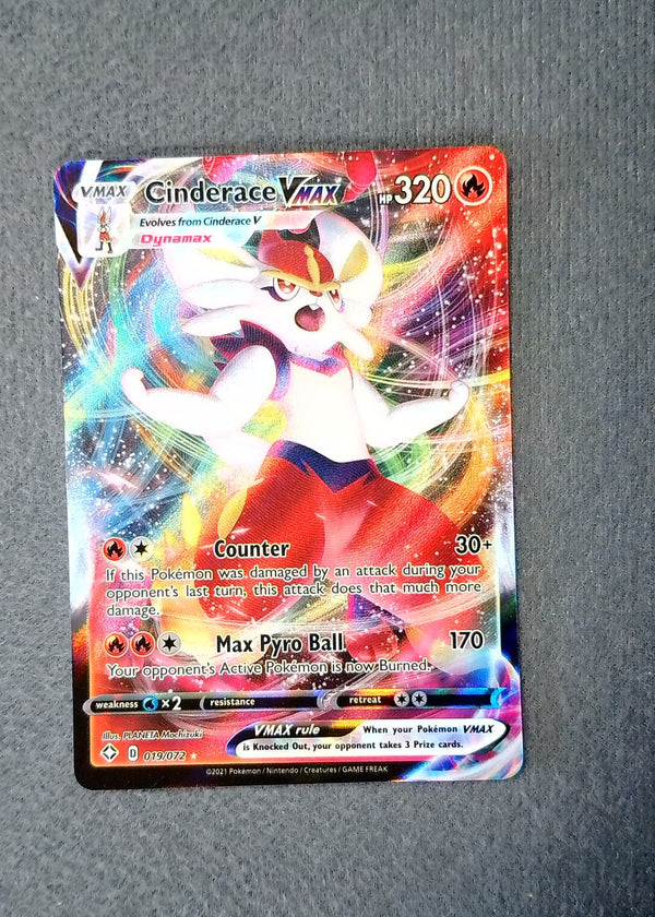 019 Cinderace VMAX Shining Fates Holo Rare VMAX NM