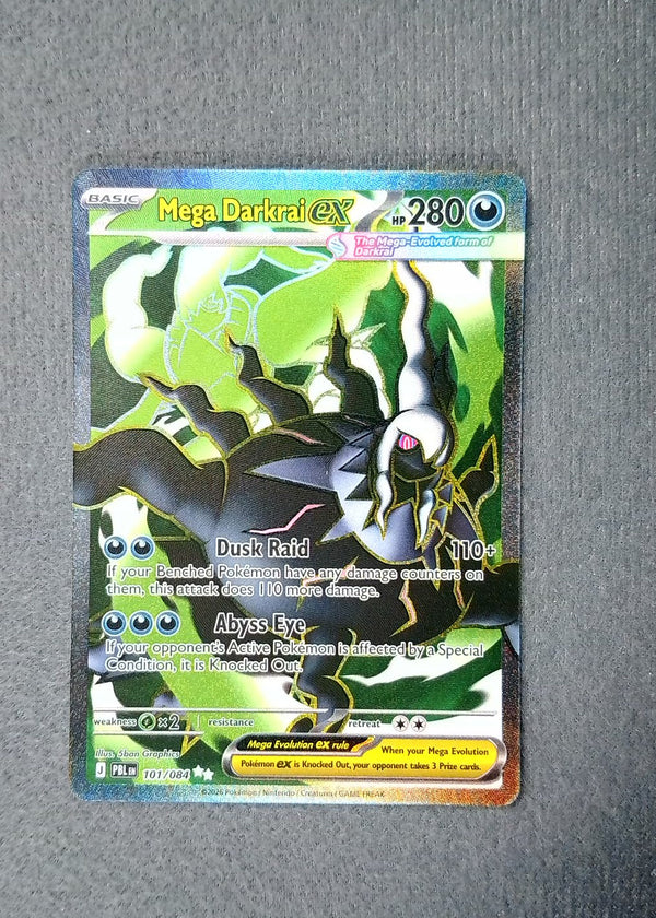 101 Mega Darkrai ex Pitch Black Ultra Rare NM