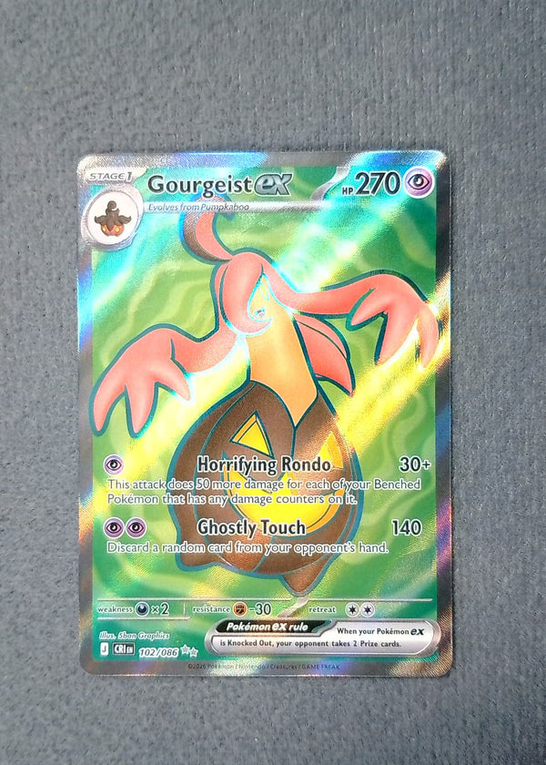 102 Gourgeist ex Chaos Rising Ultra Rare NM