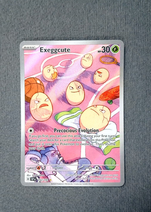192 Exeggcute Surging Sparks Illustration Rare NM