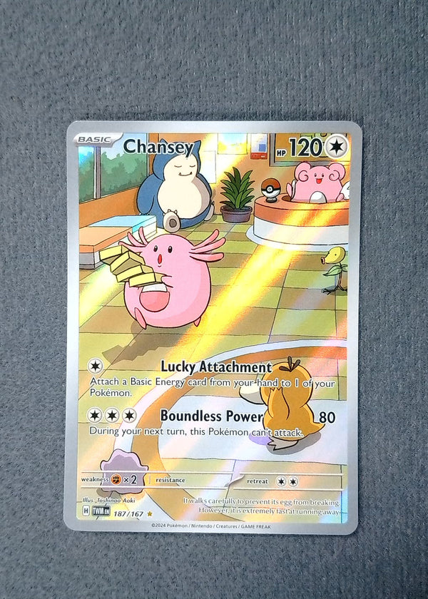 187 Chansey Twilight Masquerade Illustration Rare NM