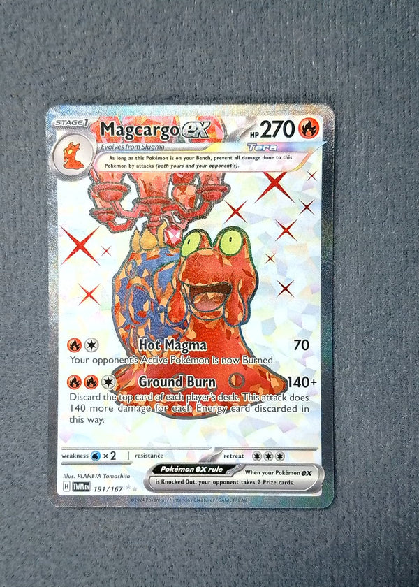 191 Magcargo ex Twilight Masquerade Ultra Rare NM