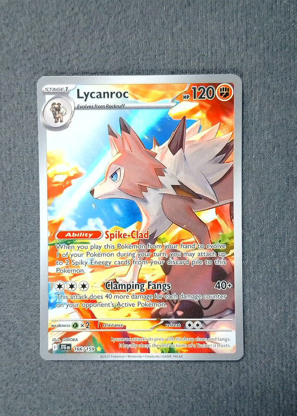 166 Lycanroc Journey Together Illustration Rare NM
