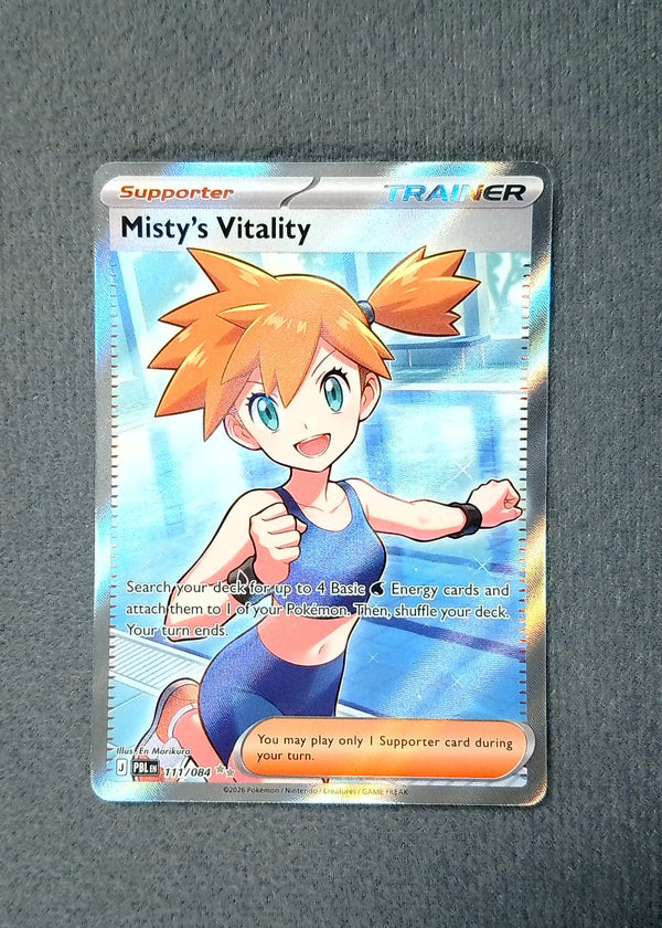 111 Misty's Vitality Pitch Black Ultra Rare NM