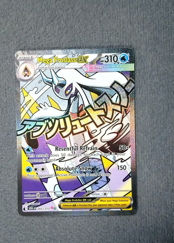 265 Mega Froslass ex Ascended Heroes Mega Attack Rare NM
