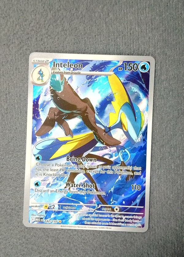 142 Inteleon Mega Evolution Illustration Rare NM