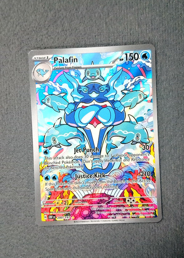200 Palafin Obsidian Flames Illustration Rare NM