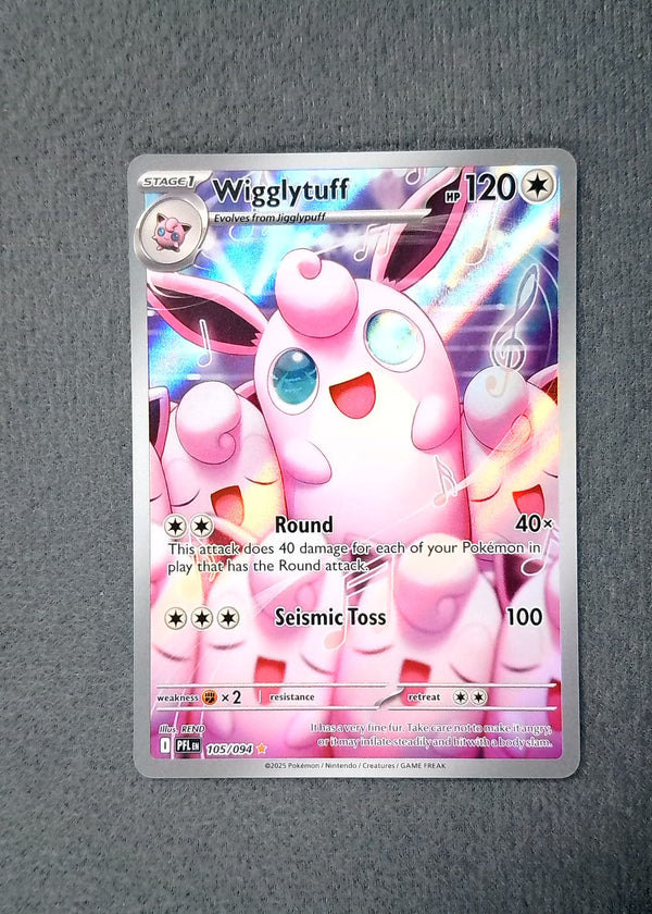 105 Wigglytuff Phantasmal Flames Illustration Rare NM