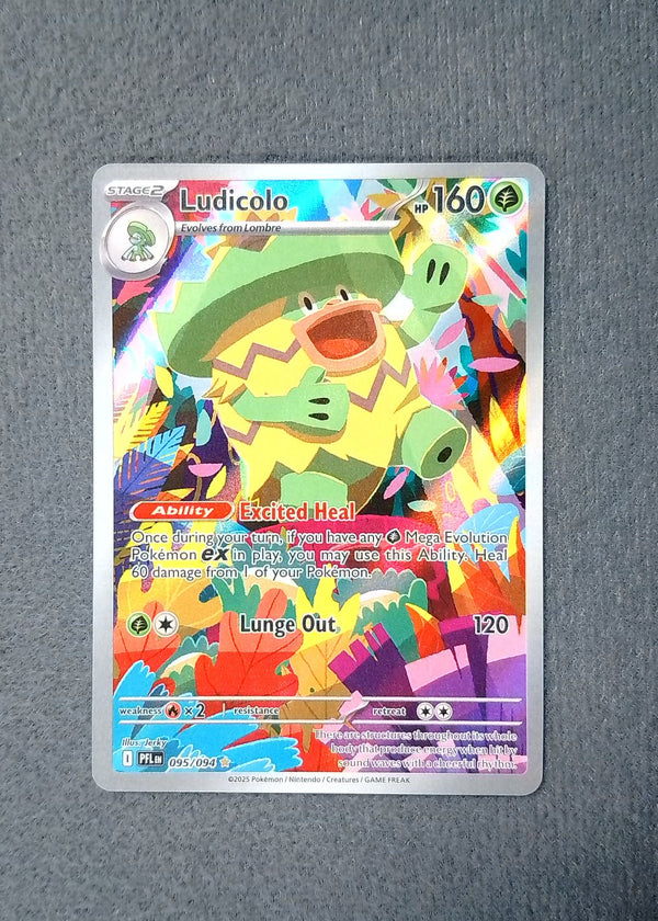 095 Ludicolo Phantasmal Flames Illustration Rare NM