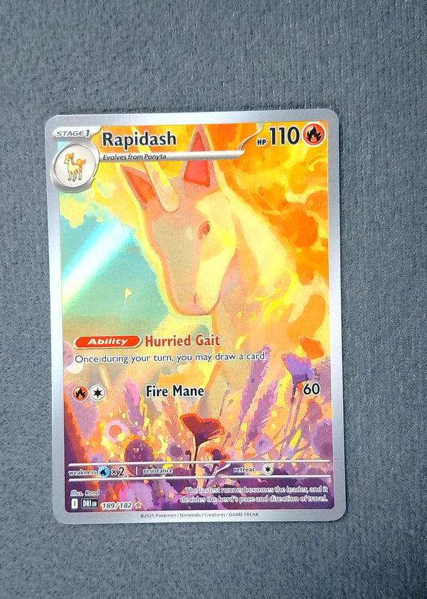 189 Rapidash Destined Rivals Illustration Rare NM