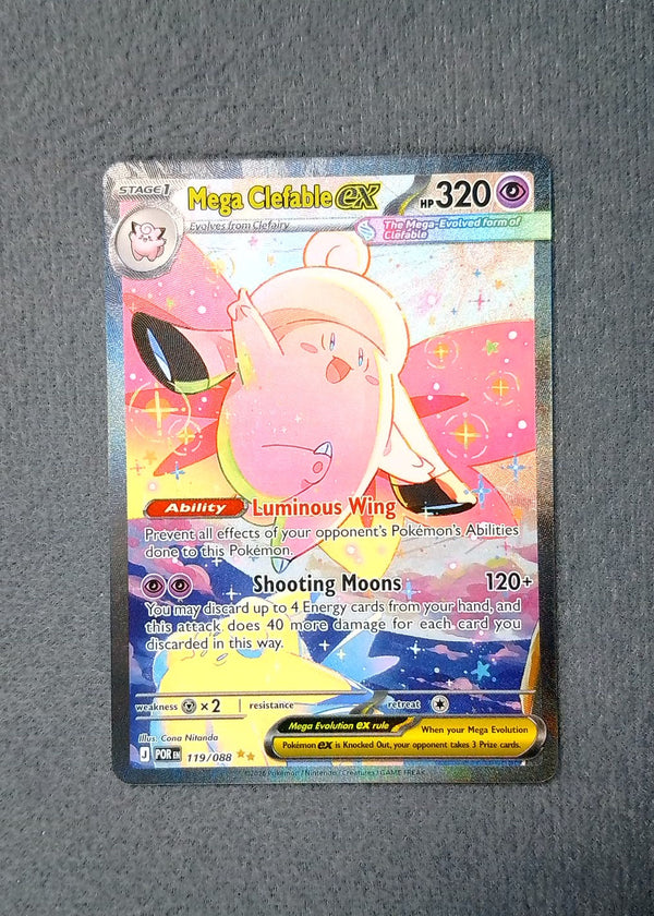 119 Mega Clefable ex Perfect Order Special Illustration Rare NM