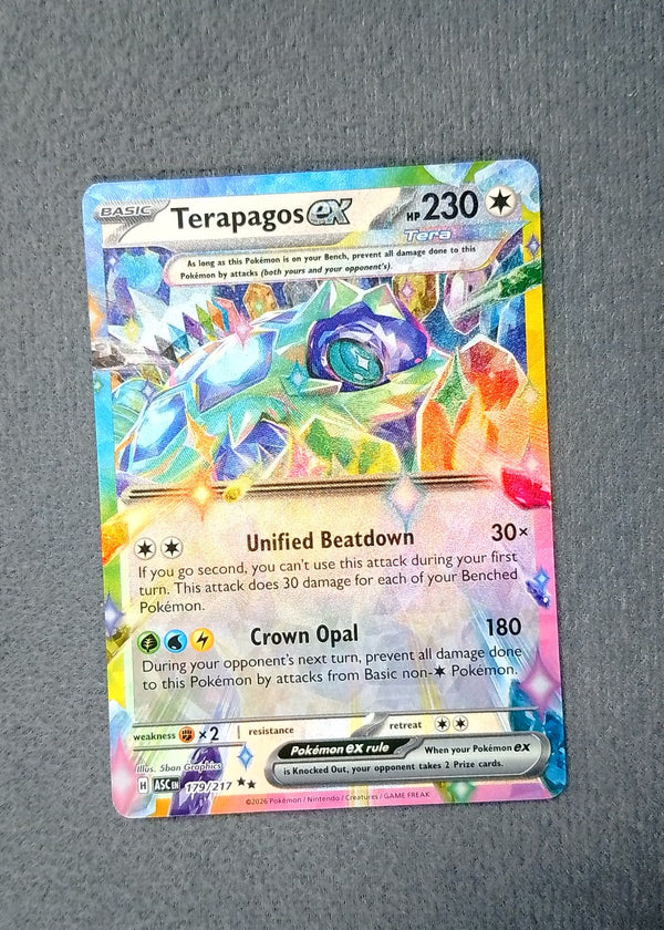 179 Terapagos ex Ascended Heroes Double Rare NM