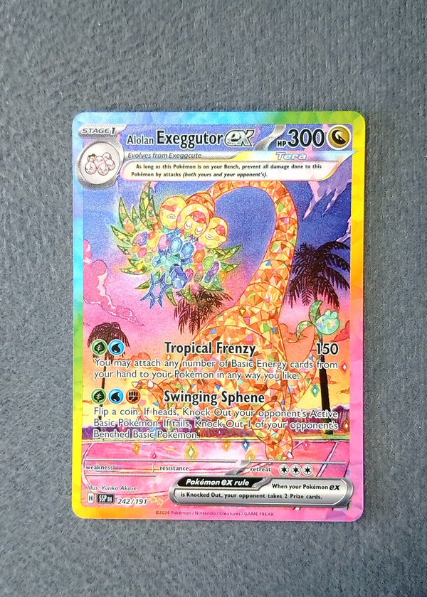 242 Alolan Exeggutor ex Surging Sparks Special Illustration Rare NM
