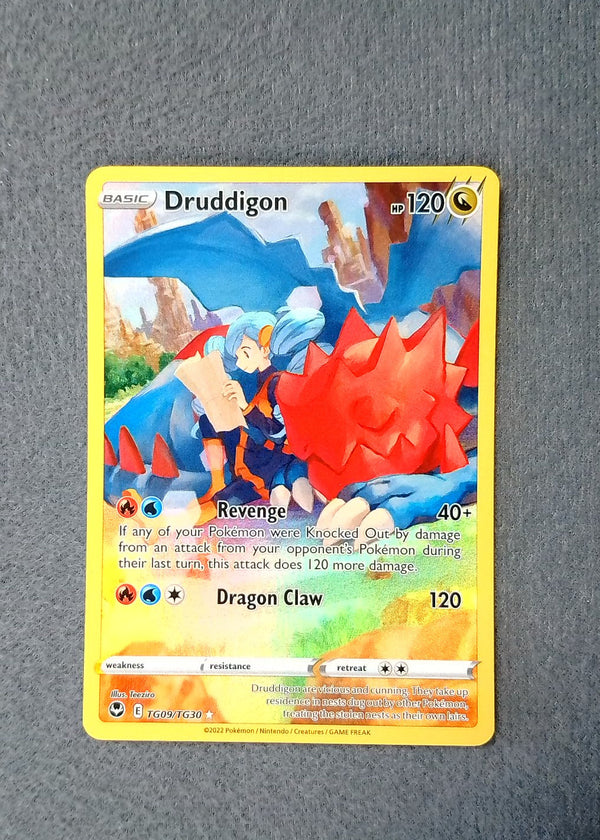 TG09 Druddigon Silver Tempest Rare Holo NM