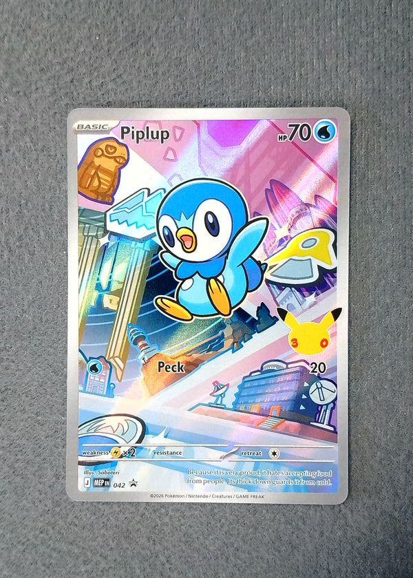 042 Piplup [30th Anniversary] ME Black Star Promos Promo NM