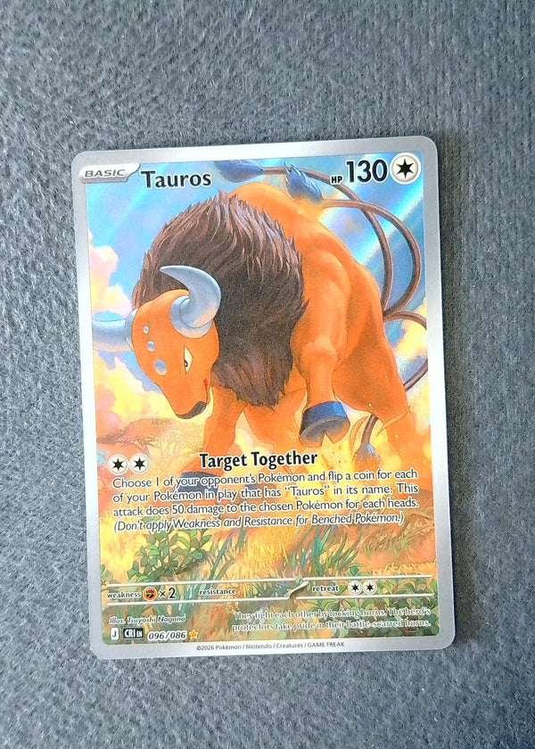 096 Tauros Chaos Rising Illustration Rare NM