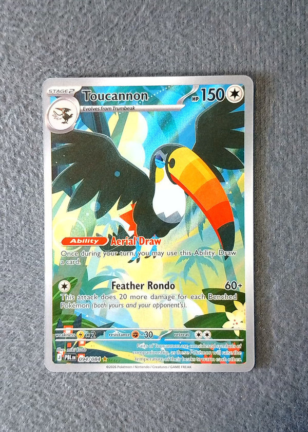 094 Toucannon Pitch Black Illustration Rare NM
