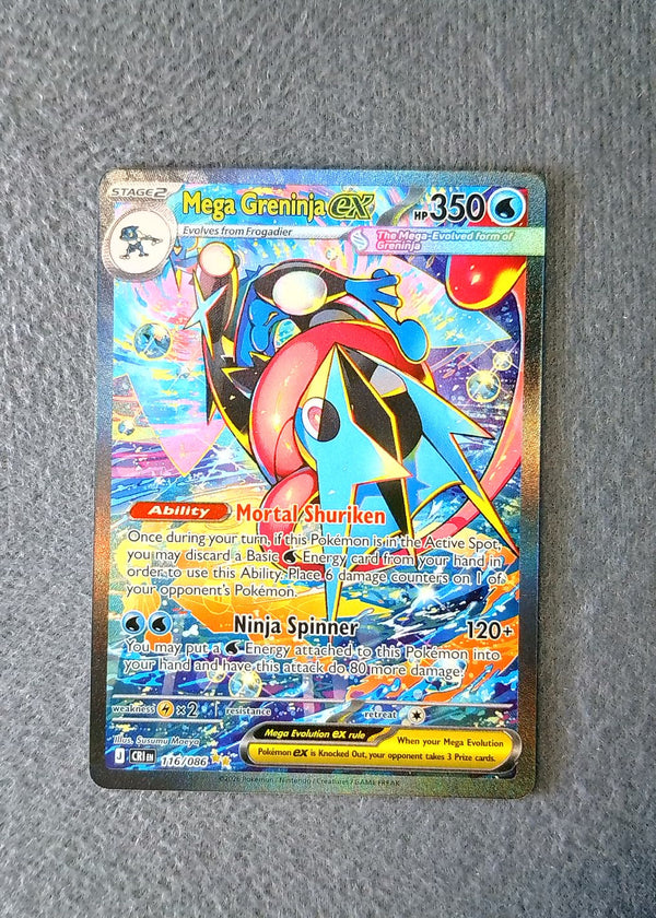 116 Mega Greninja ex Chaos Rising Special Illustration Rare NM