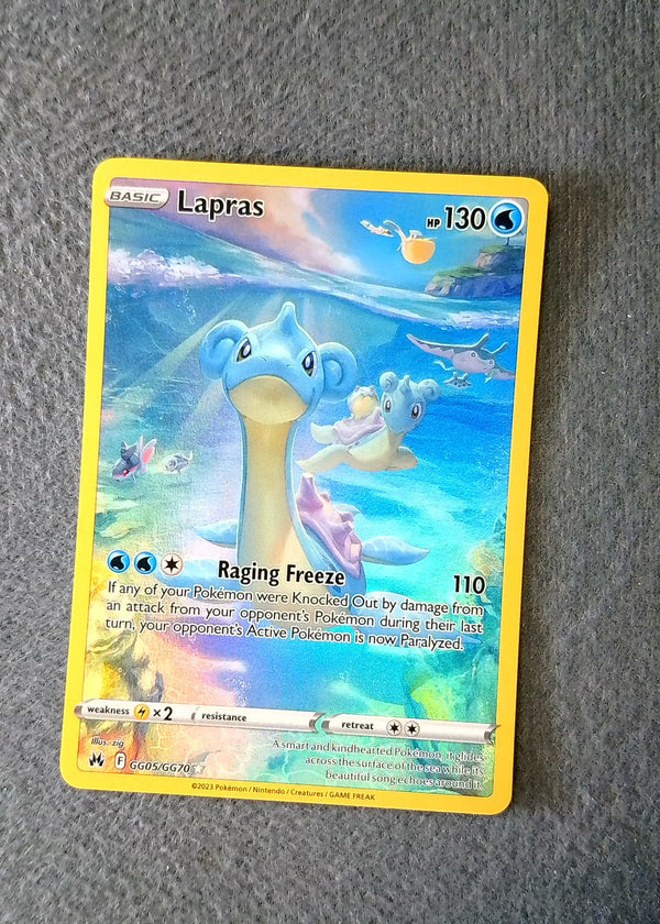 GG05 Lapras Crown Zenith Rare Holo NM