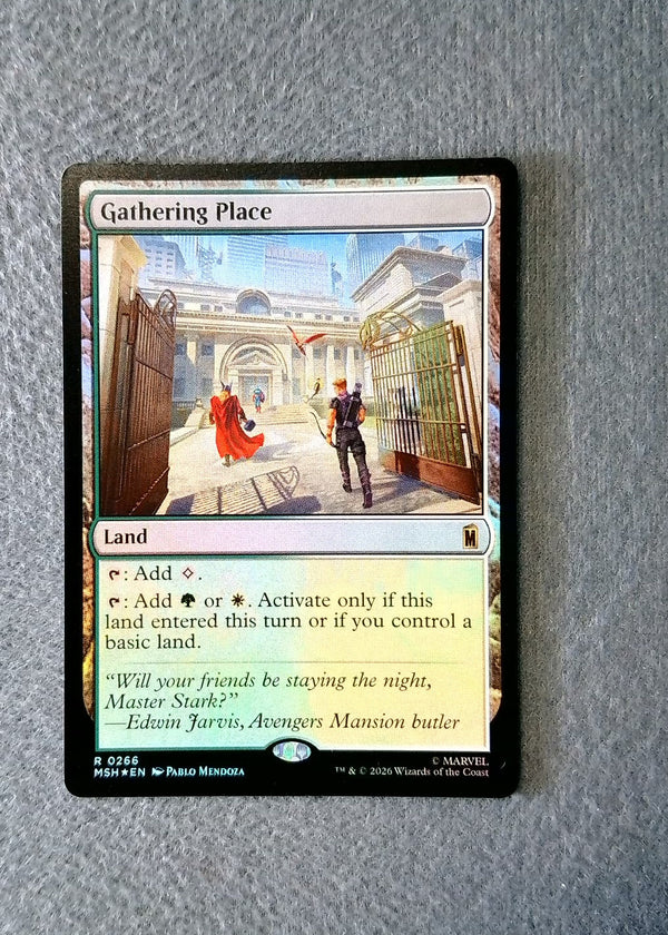 266 Gathering Place [Foil] Marvel Super Heroes Rare Foil NM