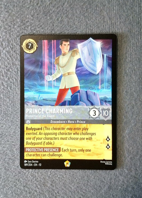 189 Prince Charming - Protector of the Realm Whispers in the Well Legendary NM