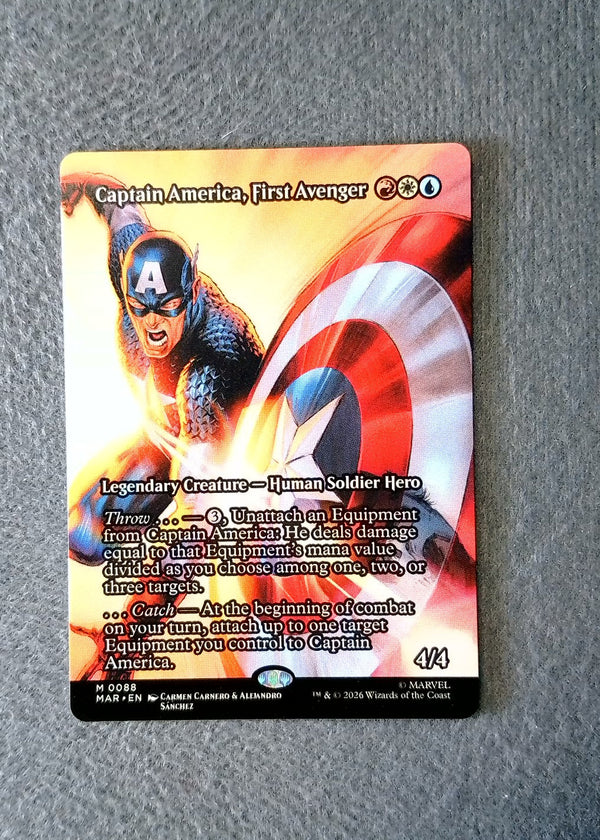 088 Captain America, First Avenger Marvel Universe Mythic Normal NM